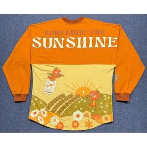 Disney Spirit Jersey Shirt Adult Medium‎ Orange Spreadin The Sunshine Bird Epcot